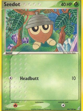 Seedot (60/100) [EX: Crystal Guardians]
