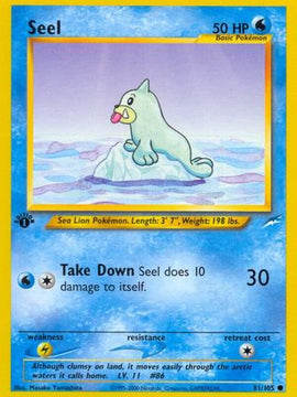 Seel (81/105) [Neo Destiny 1st Edition]