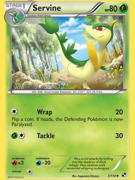 Servine (3/114) [Black & White: Base Set]