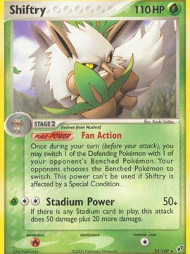 Shiftry (25/107) (Stamped) [EX: Deoxys]