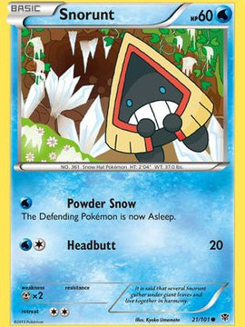 Snorunt (21/101) [Black & White: Plasma Blast]
