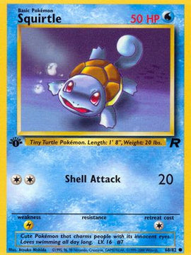 Squirtle (68/82) [Team Rocket 1st Edition]