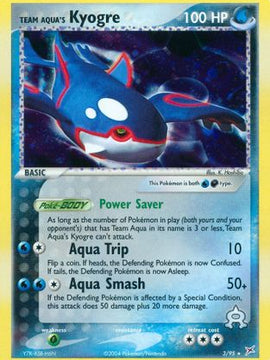 Team Aqua's Kyogre (3/95) [EX: Team Magma vs Team Aqua]