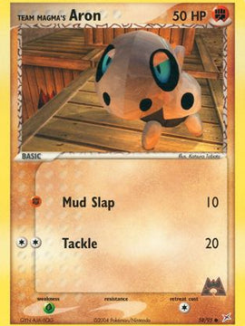 Team Magma's Aron (58/95) [EX: Team Magma vs Team Aqua]