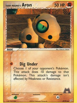 Team Magma's Aron (59/95) [EX: Team Magma vs Team Aqua]