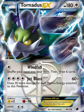 Tornadus EX (98/116) [Black & White: Plasma Freeze]