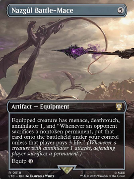 Nazgûl Battle-Mace (LTC-510) - Tales of Middle-earth Commander (Borderless) Foil