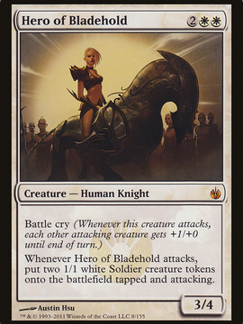 Hero of Bladehold (MBS-008) - Mirrodin Besieged
