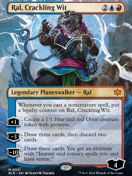 Ral, Crackling Wit (BLB-341) - Bloomburrow (Borderless)