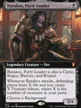 Burakos, Party Leader (CLB-622) - Commander Legends: Battle for Baldur's Gate: (Extended Art)