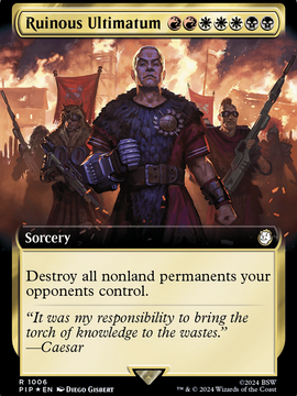 Ruinous Ultimatum (PIP-1006) - Fallout: (Extended Art) Foil