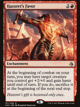 Hazoret's Favor (AKH-137) - Amonkhet