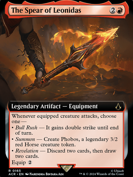 The Spear of Leonidas (ACR-165) - Assassin's Creed: (Extended Art) Foil