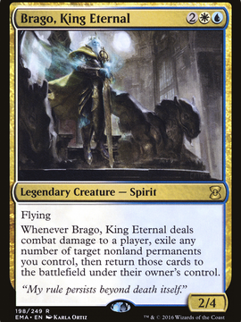 Brago, King Eternal (EMA-198) - Eternal Masters Foil