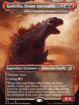 Yidaro, Wandering Monster (IKO-375) - Ikoria: Lair of Behemoths / Godzilla, Doom Inevitable (Borderless) Foil