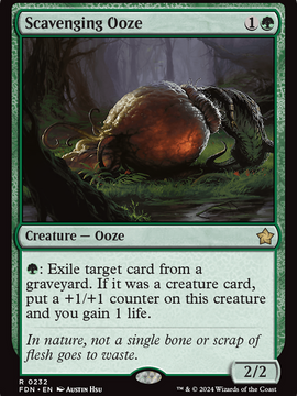 Scavenging Ooze (FDN-232) - Foundations Foil