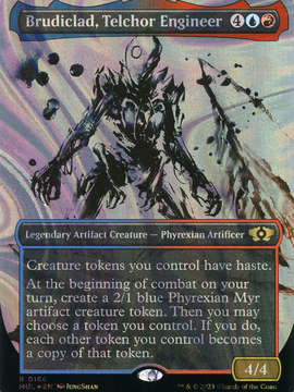 Brudiclad, Telchor Engineer (MUL-166) - Multiverse Legends: (Showcase) (Borderless) Foil
