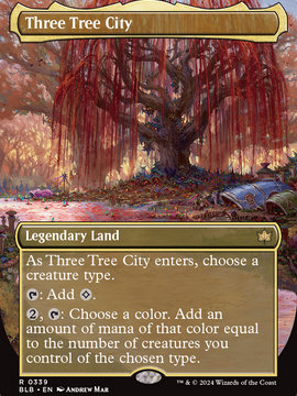 Three Tree City (BLB-339) - Bloomburrow (Borderless)