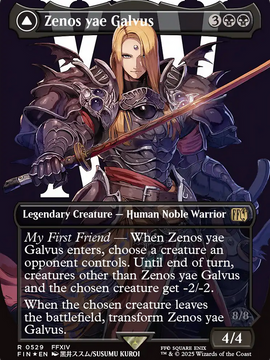 Zenos yae Galvus // Shinryu, Transcendent Rival (FIN-529) - FINAL FANTASY (Borderless) Foil