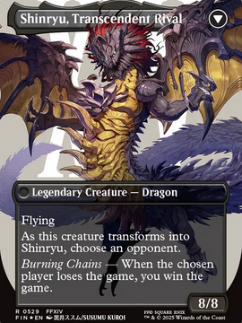 Zenos yae Galvus // Shinryu, Transcendent Rival (FIN-529) - FINAL FANTASY (Borderless) Foil