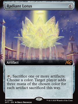 Radiant Lotus (Extended Art) (DFT-395) - Aetherdrift