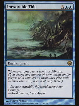 Inexorable Tide (SOM-035) - Scars of Mirrodin Foil
