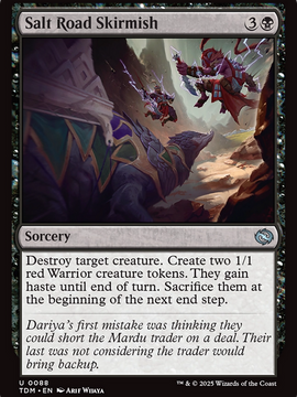 Salt Road Skirmish (TDM-088) - Tarkir: Dragonstorm Foil