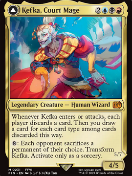 Kefka, Court Mage // Kefka, Ruler of Ruin (FIN-231) - FINAL FANTASY