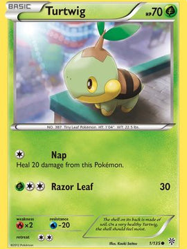 Turtwig (1/135) [Black & White: Plasma Storm]