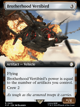 Brotherhood Vertibird (PIP-431) - Fallout: (Extended Art)