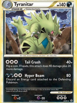Tyranitar (26/95) [HeartGold & SoulSilver: Unleashed]