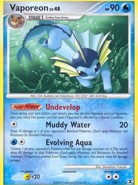 Vaporeon (34/111) [Platinum: Rising Rivals]