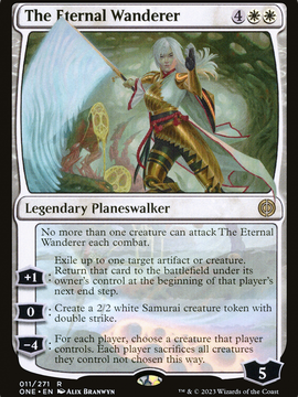 The Eternal Wanderer (ONE-011) - Phyrexia: All Will Be One Foil