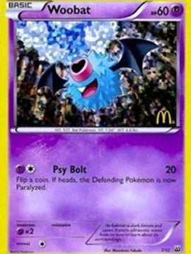 Woobat (7/12) [McDonald's Promos: 2012 Collection]