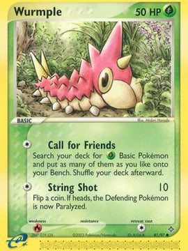 Wurmple (81/97) [EX: Dragon]