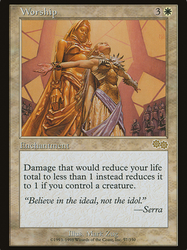 Worship (USG-057) - Urza's Saga