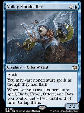 Valley Floodcaller (BLB-079) - Bloomburrow Foil