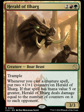 Herald of Ilharg (CLU-034) - Ravnica: Clue Edition