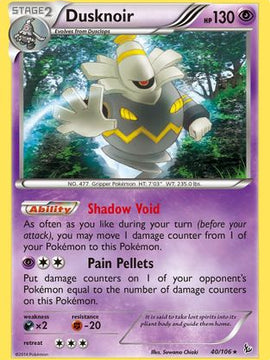 Dusknoir (40/106) [XY: Flashfire]