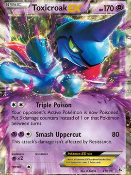 Toxicroak EX (41/106) [XY: Flashfire]