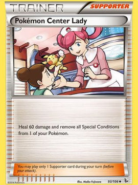 Pokemon Center Lady (93/106) [XY: Flashfire]