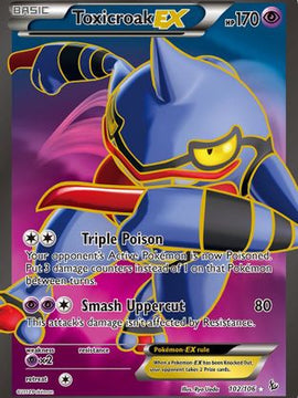 Toxicroak EX (102/106) [XY: Flashfire]