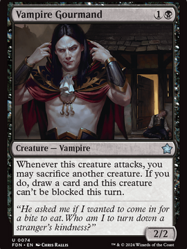 Vampire Gourmand (FDN-074) - Foundations Foil