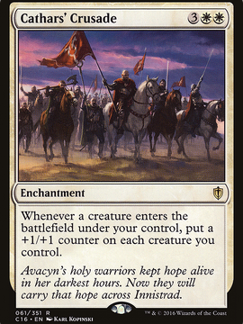 Cathars' Crusade (C16-061) - Commander 2016