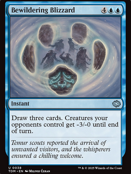 Bewildering Blizzard (TDM-038) - Tarkir: Dragonstorm Foil