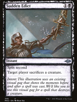 Sudden Edict (MH2-346) - Modern Horizons 2: (Showcase)