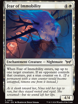 Fear of Immobility (DSK-010) - Duskmourn: House of Horror