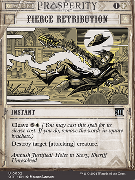Fierce Retribution (OTP-002) - Breaking News: (Showcase) (Borderless)