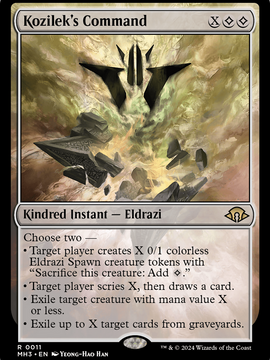 Kozilek's Command (MH3-011) - Modern Horizons 3 Foil