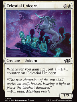 Celestial Unicorn (J25-097) - Foundations Jumpstart